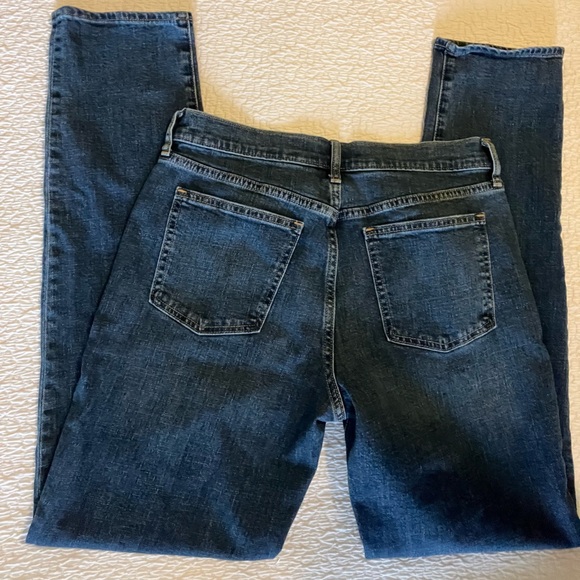 GAP Women's Medium Blue Straight Denim Jeans Mid Rise - Picture 5 of 10